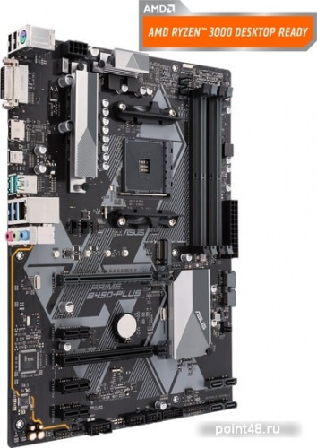 Материнская плата Asus PRIME B450-PLUS Soc-AM4 AMD B450 4xDDR4 ATX AC`97 8ch(7.1) GbLAN RAID+DVI+HDMI