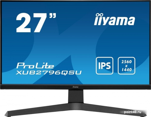 Купить Монитор Iiyama 27  XUB2796QSU-B1 черный IPS LED 1ms 16:9 HDMI M/M матовая HAS 250cd 178гр/178гр 2560x1440 DisplayPort Ultra HD 2K (1440p) USB 5.4кг в Липецке