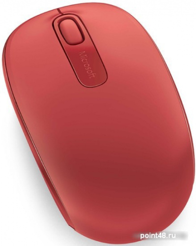 Купить Мышь Microsoft Mobile Mouse 1850 красный оптическая (1000dpi) беспроводная USB для ноутбука (2but) в Липецке фото 3