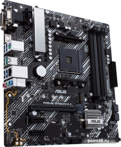 Материнская плата Asus PRIME B450M-A II Soc-AM4 AMD B450 4xDDR4 mATX AC`97 8ch(7.1) GbLAN RAID+VGA+DVI+HDMI фото 3