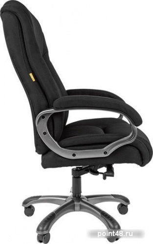 Кресло руководителя Chairman 410, ткань черная, механизм качания, до 180 кг фото 3