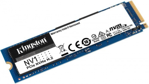 Накопитель SSD Kingston PCI-E x4 1Tb SNVS/1000G NV1 M.2 2280 фото 2