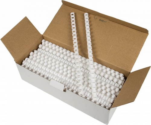 Купить Пружина пластиковая FELLOWES CRC-53462, 12мм, 56 - 80 листов, A4, 100, белый в Липецке
