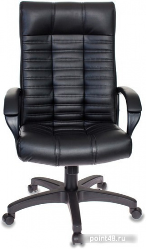 Кресло руководителя Бюрократ KB-10/BLACK черный искусственная кожа фото 2