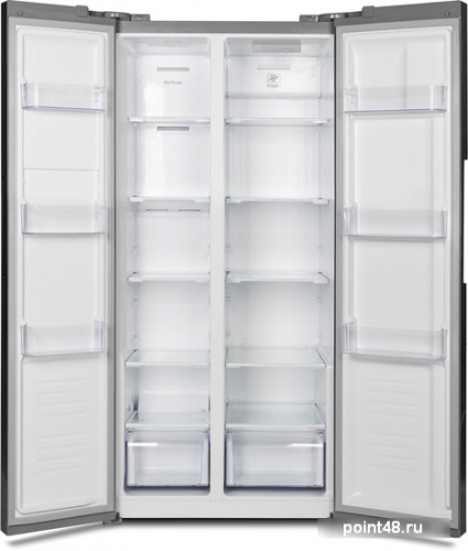 Холодильник side by side Hyundai CS4502F (нержавеющая сталь) в Липецке фото 3