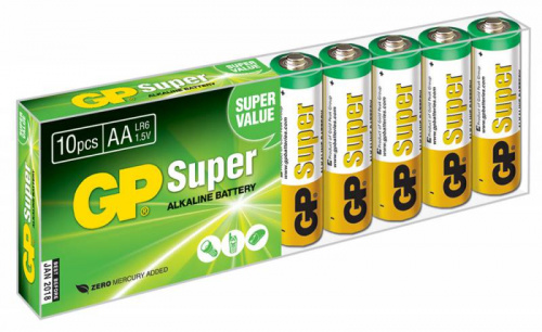 Купить Батарея GP Super Alkaline 15A LR6 AA (10шт) в Липецке