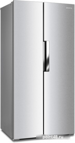 Холодильник side by side Hyundai CS4502F (нержавеющая сталь) в Липецке фото 2