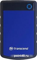 Купить Жесткий диск Transcend USB 3.0 4Tb TS4TSJ25H3B StoreJet 25H3 (5400rpm) 2.5 синий в Липецке