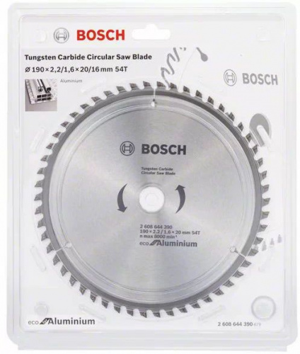 Купить Диск пильный Bosch ECO ALU (2608644390) d=190мм d(посад.)=20мм (циркулярные пилы) в Липецке фото 2