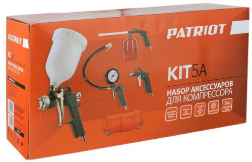 Купить Набор пневмоинструментов Patriot KIT 5A компл.:5 предметов в Липецке фото 7