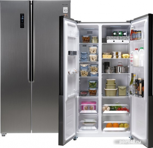 Холодильник side by side Weissgauff WSBS 500 NFX Inverter в Липецке фото 2