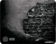 Купить Коврик для мыши Cactus Brick Wall черный 300x250x3мм в Липецке