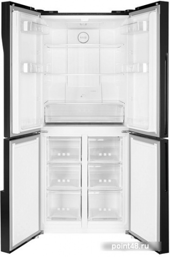 Четырёхдверный холодильник MAUNFELD MFF182NFBE в Липецке фото 3