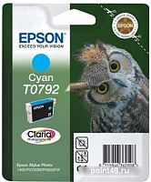Купить Картридж струйный Epson T0792 C13T07924010 голубой (11.1мл) для Epson P50/PX660 в Липецке