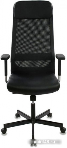 Кресло руководителя Бюрократ T-995/BLACK черный TW-11 искусственная кожа крестовина металл фото 2