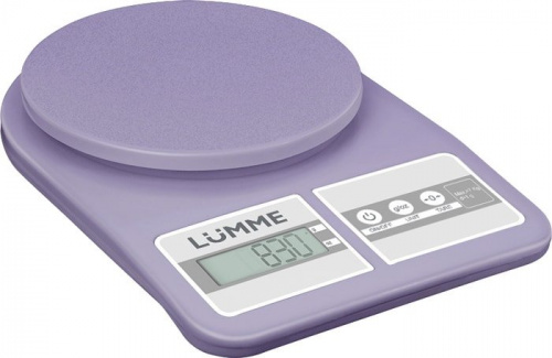 Купить Кухонные весы Lumme LU-1345 (лиловый аметист) в Липецке