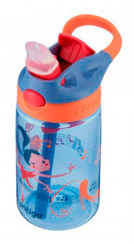Купить Бутылка Contigo Gizmo Flip 0.42л синий/оранжевый пластик (2116116) в Липецке фото 5