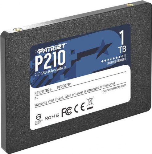 Накопитель SSD Patriot SATA III 1Tb P210S1TB25 P210 2.5 фото 3