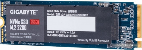 M.2 2280 256GB Gigabyte Client SSD GP-GSM2NE3256GNTD PCIe Gen3x4 with NVMe, 1700/1100, IOPS 180/250K фото 2