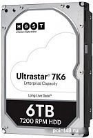 Жесткий диск WD Original SATA-III 6Tb 0B36039 HUS726T6TALE6L4 Ultrastar DC HC310 (7200rpm) 256Mb 3.5