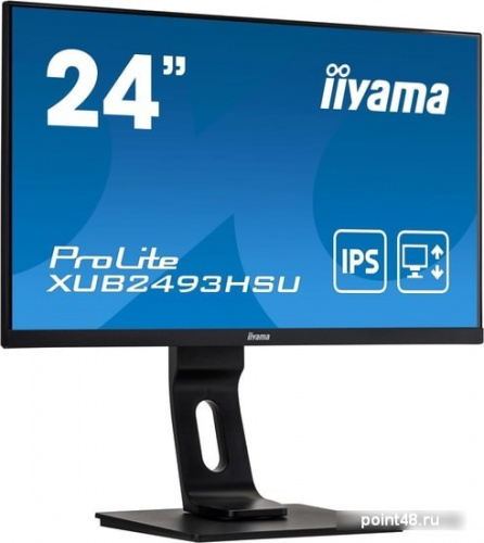 Купить Монитор Iiyama 23.8  ProLite XUB2493HSU-B1 черный IPS LED 16:9 HDMI M/M матовая HAS Pivot 250cd 178гр/178гр 1920x1080 D-Sub DisplayPort FHD 4.8кг в Липецке фото 2