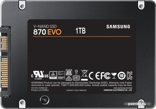 Накопитель SSD Samsung SATA III 1Tb MZ-77E1T0BW 870 EVO 2.5 фото 2