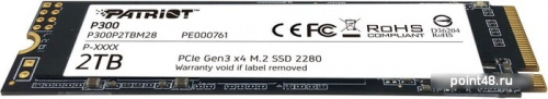 Накопитель SSD Patriot PCI-E x4 2Tb P300P2TBM28 P300 M.2 2280 фото 3