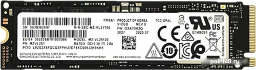 SSD Samsung PM9A1 256GB MZVL2256HCHQ-00B00