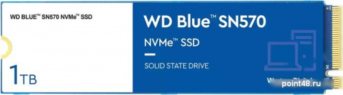 Накопитель SSD WD Original PCI-E x4 1Tb WDS100T3B0C Blue SN570 M.2 2280 фото 2
