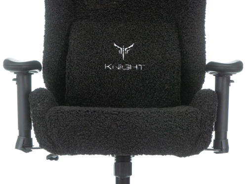 Кресло игровое Knight T1 черный экомех с подголов. крестовина металл фото 7
