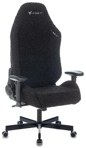 Кресло игровое Knight T1 черный экомех с подголов. крестовина металл фото 13