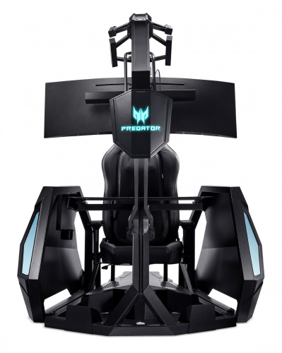 Кресло игровое Acer Predator Thronos Air PGC 900 черный сиденье черный с подголов. пластик черный фото 4