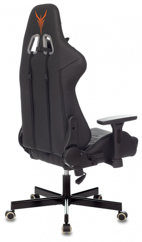 Кресло игровое Knight ARMOR черный ромбик эко.кожа с подголов. крестовина металл фото 4