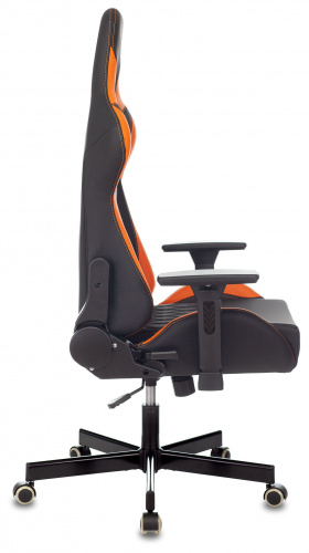 Кресло игровое Knight ARMOR черный/оранжевый ромбик эко.кожа с подголов. крестовина металл фото 14