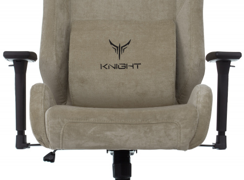 Кресло игровое Knight N1 Fabric бежевый Light-21 с подголов. крестовина металл фото 6