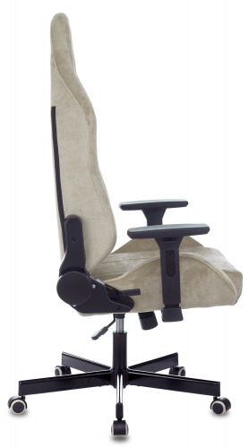 Кресло игровое Knight N1 Fabric бежевый Light-21 с подголов. крестовина металл фото 11