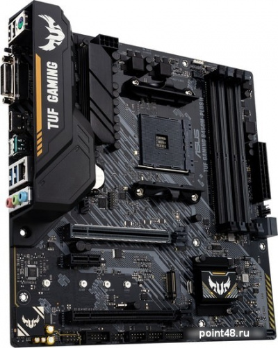 Материнская плата Asus TUF GAMING B450M-PLUS II Soc-AM4 AMD B450 4xDDR4 mATX AC`97 8ch(7.1) GbLAN RAID+DVI+HDMI фото 3