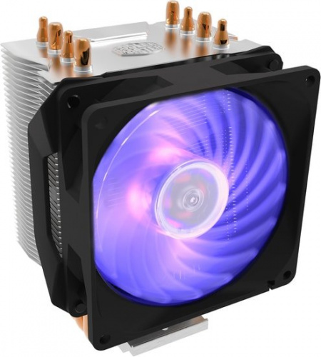 Устройство охлаждения(кулер) Cooler Master Hyper H410R RGB Soc-AM3+/AM4/1150/1151/1200/2011/2066 4-pin 6-29dB Al+Cu 120W 305gr LED Ret фото 2