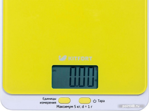 Купить Кухонные весы Kitfort KT-803-4 (желтый) в Липецке фото 2