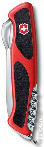 Купить Нож перочинный VICTORINOX RangerGrip 61 0.9553.MC4, сталь/пластик, черный/зеленый в Липецке фото 3