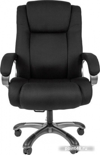 Кресло руководителя Chairman 410, ткань черная, механизм качания, до 180 кг фото 2