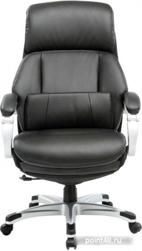 Кресло руководителя Бюрократ _MIRO/BLACK подставка для ног черный кожа/кожзам фото 2