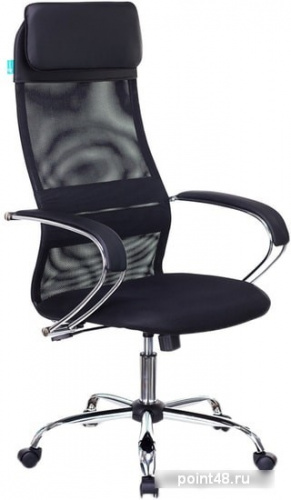 Кресло руководителя Бюрократ CH-608SL/BLACK спинка сетка черный TW-01, TW-11 искусст.кожа/ткань, кре