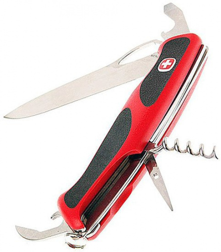 Купить Нож перочинный VICTORINOX RangerGrip 61 0.9553.MC4, сталь/пластик, черный/зеленый в Липецке фото 2