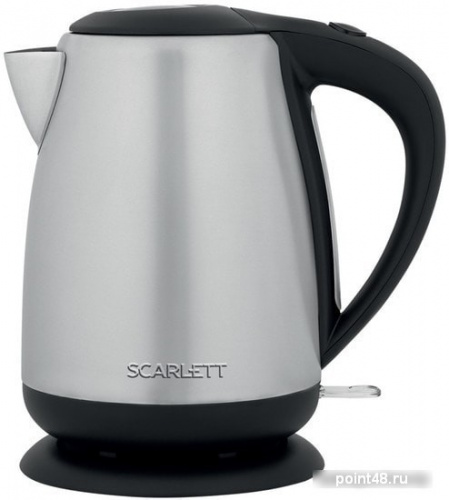Купить Чайник электрический Scarlett SC-EK21S93 1.7л. 2200Вт нержавеющая сталь/черный (корпус: нержавеющая сталь) в Липецке фото 2