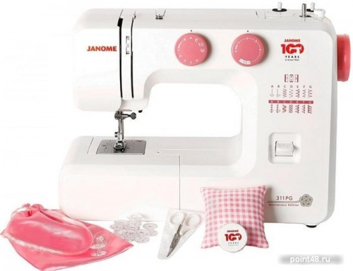 Купить Швейная машина Janome 311PG белый/розовый в Липецке фото 3