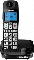 Купить Р/Телефон Dect Panasonic KX-TGE110RUB черный АОН в Липецке