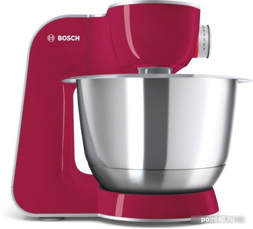 Купить Кухонный комбайн Bosch MUM58420 1000Вт рубиновый/серебристый в Липецке фото 3