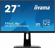 Купить Монитор Iiyama 27 ProLite XUB2792HSU-B1 черный IPS LED 4ms 16:9 HDMI M/M матовая HAS Pivot 1000:1 250cd 178гр/178гр 1920x1080 D-Sub DisplayPort FHD USB 6.8кг в Липецке