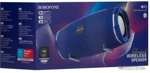 Купить Портативная акустика BOROFONE BR3 синий в Липецке фото 2